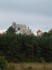 Zamek w Bobolicach - widok od zachodu, fot. W. Biernacki