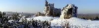 Fot. Eligiusz Zdeb - zimowa panorama zamku mirowskiego