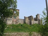 Zamek w Siewierzu, poudniowa elewacja zamku, fot. D. Orman [2008]