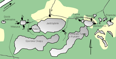 Topografia ska kompleksu Jastrzbnika