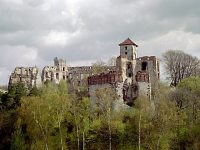 Ruiny zamku - widok od zach., fot. Z. Bereszyski