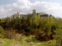 Ruiny zamku - widok od zach., fot. Z. Bereszyski